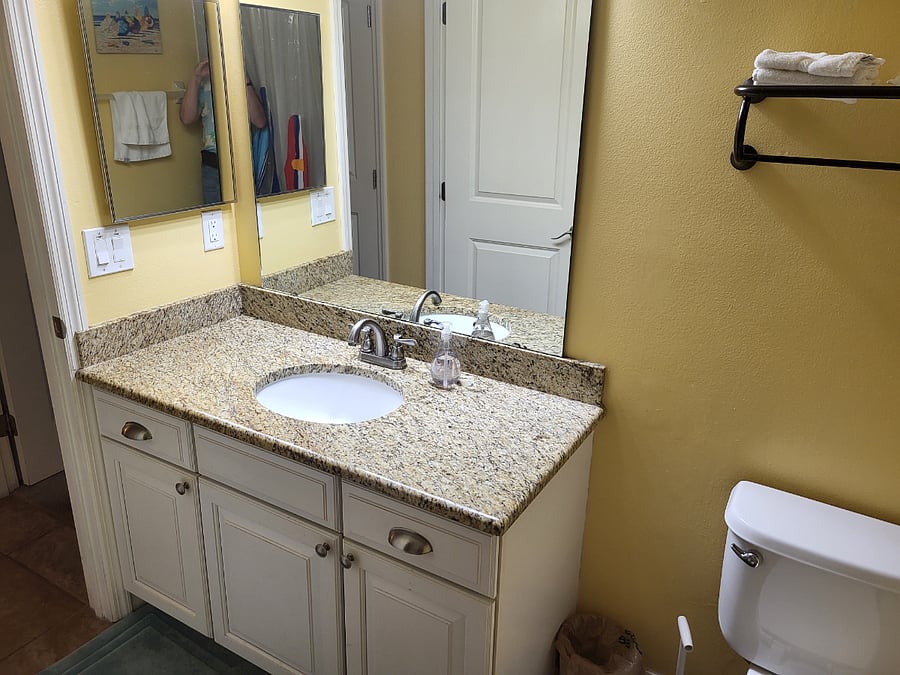 vanity in main bath
