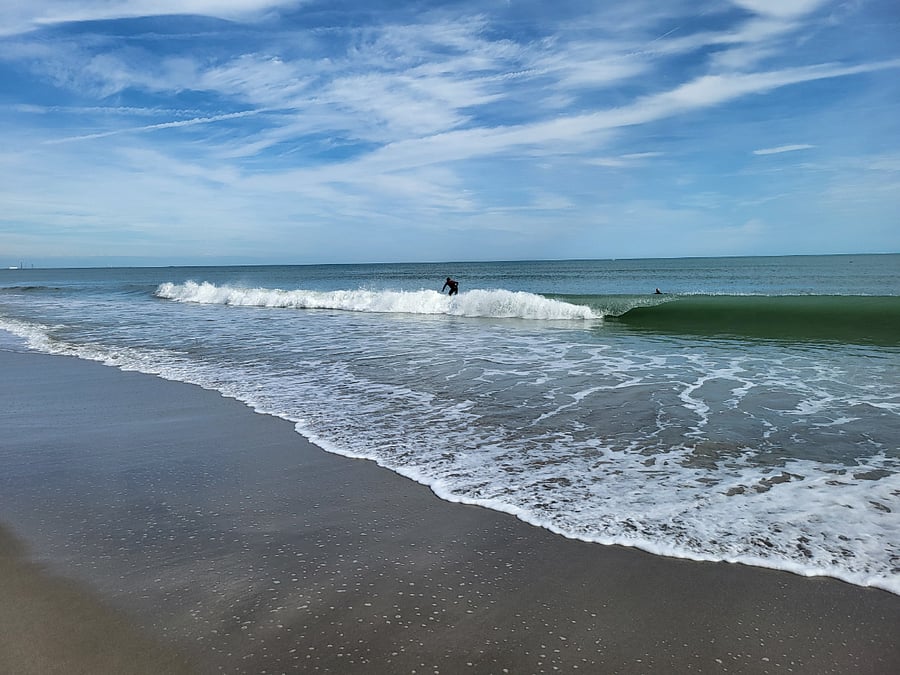 the lonely surfer
