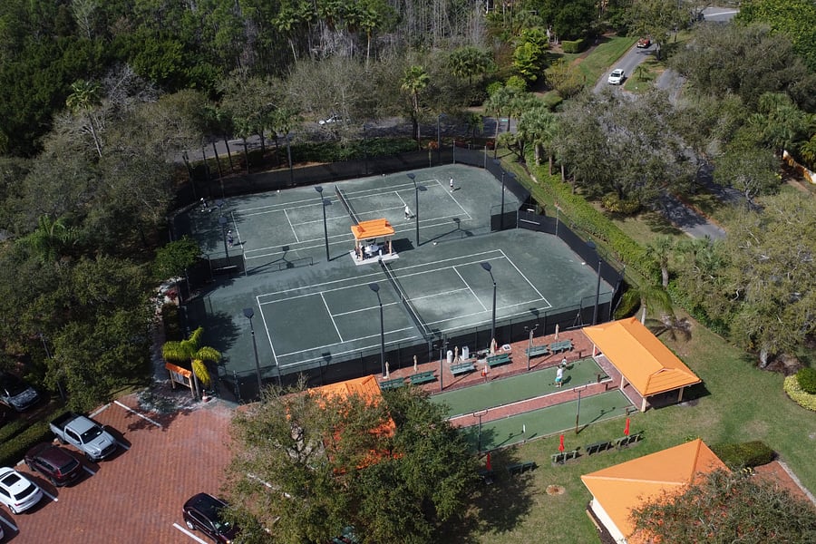 Tennis courts (clay) and Baci court