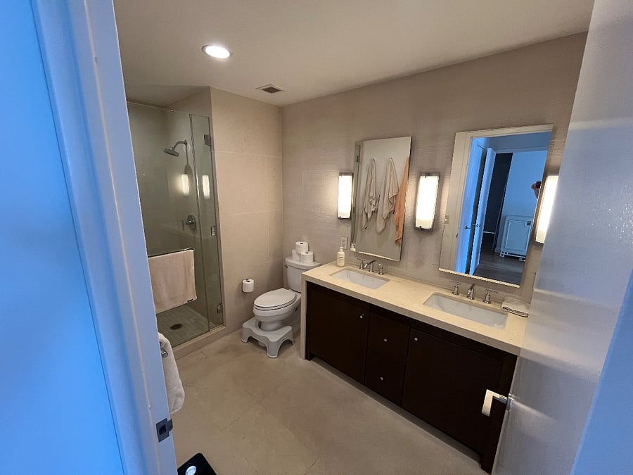 Master bathroom