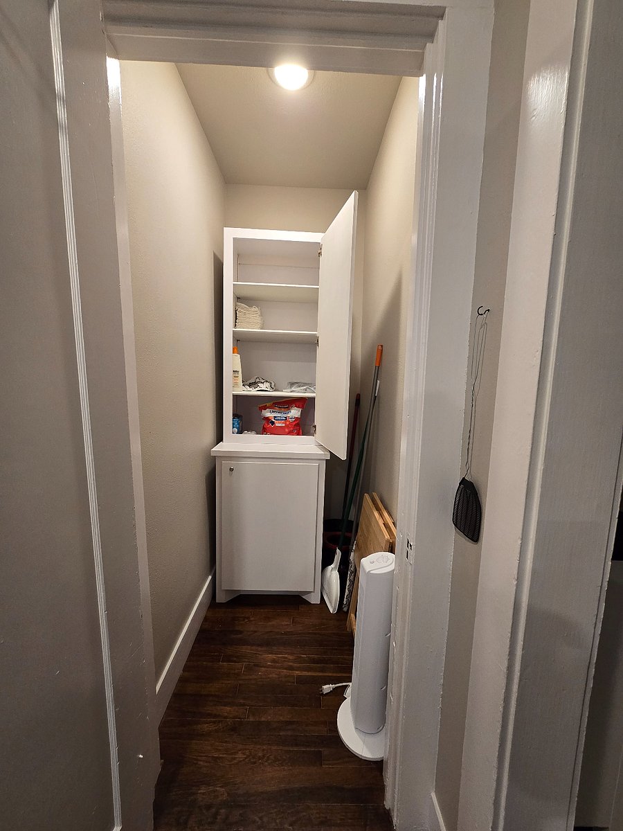 Did some one need storage space and supplies?