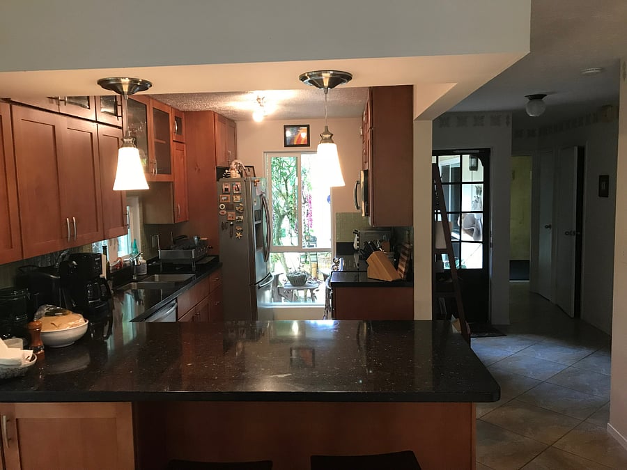 Kitchen/Hallway/Front Door