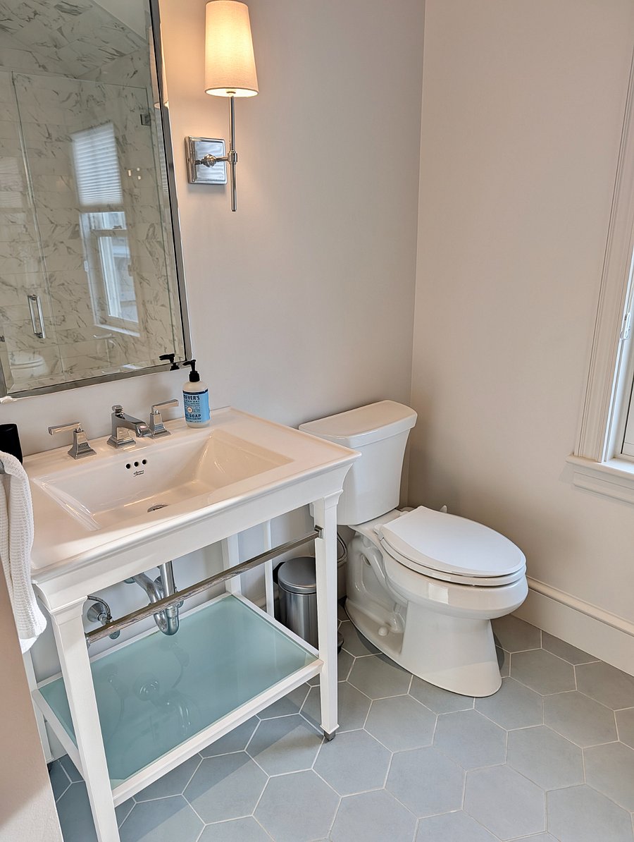 Modern bathroom features