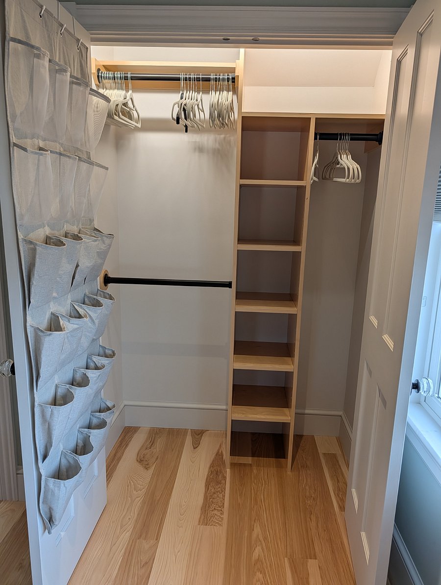 Large, functional closet space