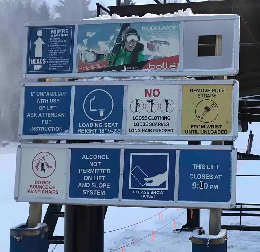 Rules of the slopes!