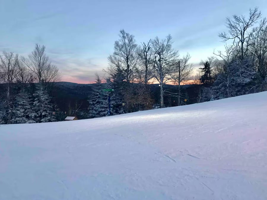 Sunset at Snowshoe!
