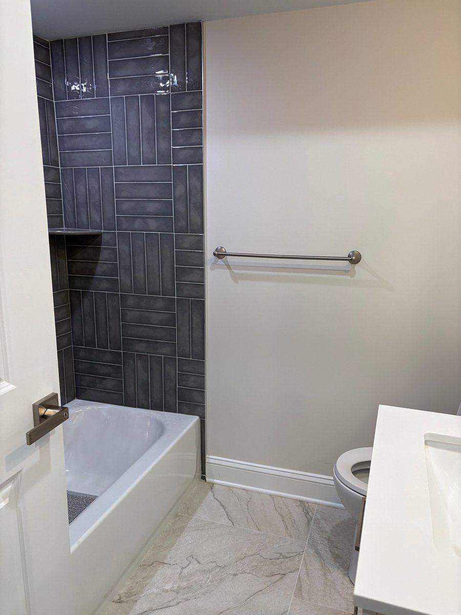 Full Bathroom with tub and shower