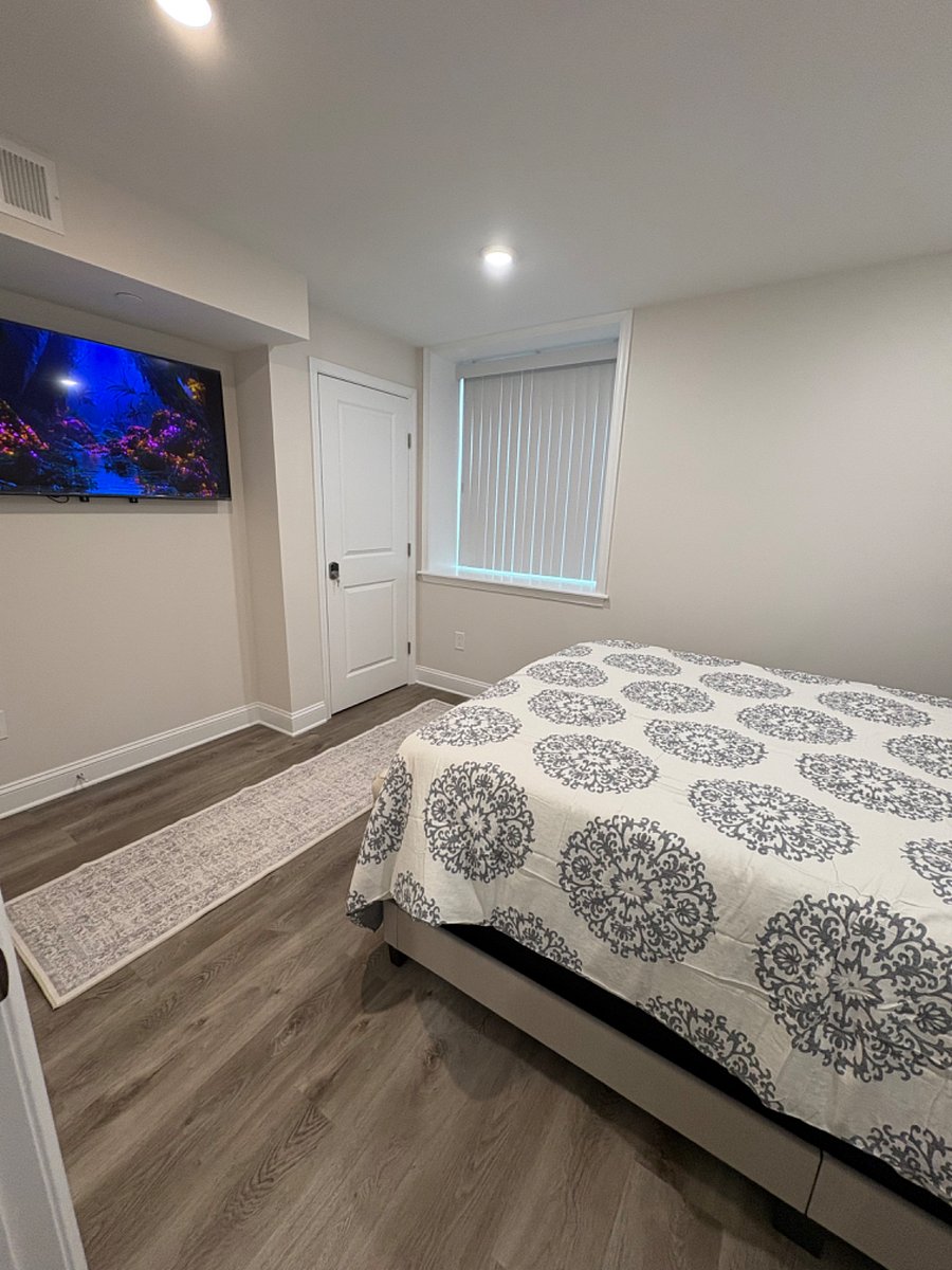 Bedroom with TV