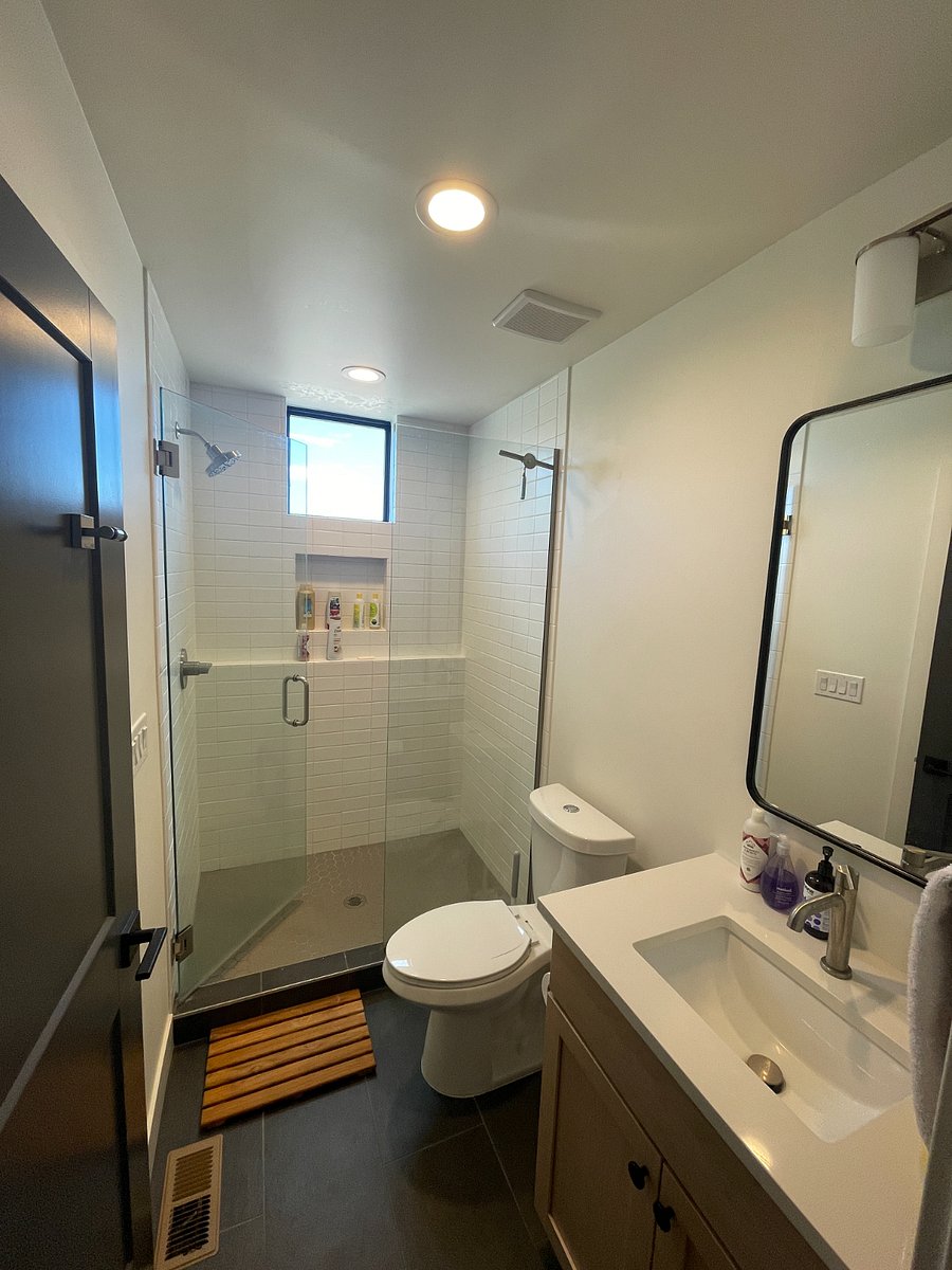 second bathroom attached to second bedroom. 