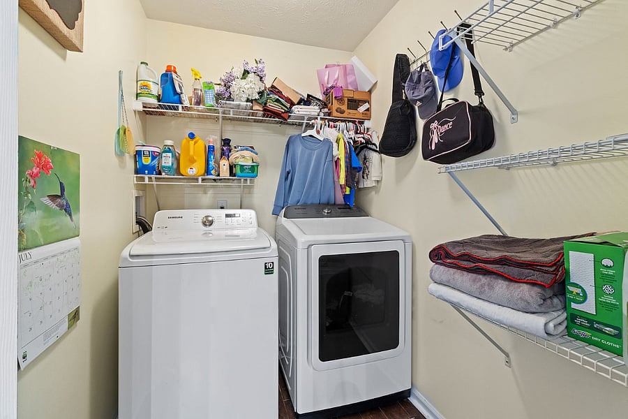 Laundry room.