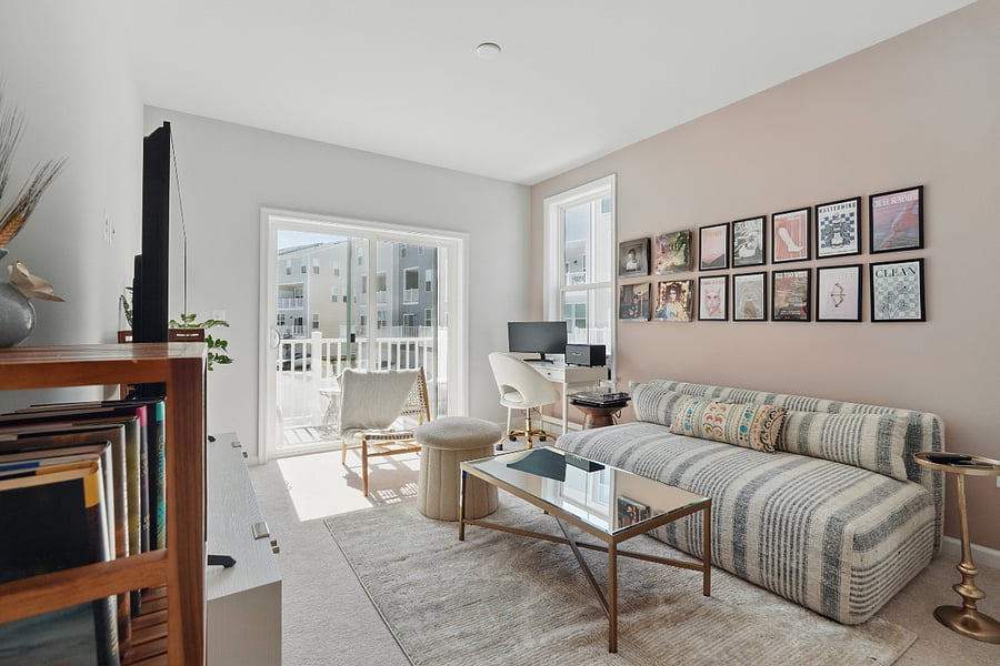 Loft/Office + Balcony on 2nd Level