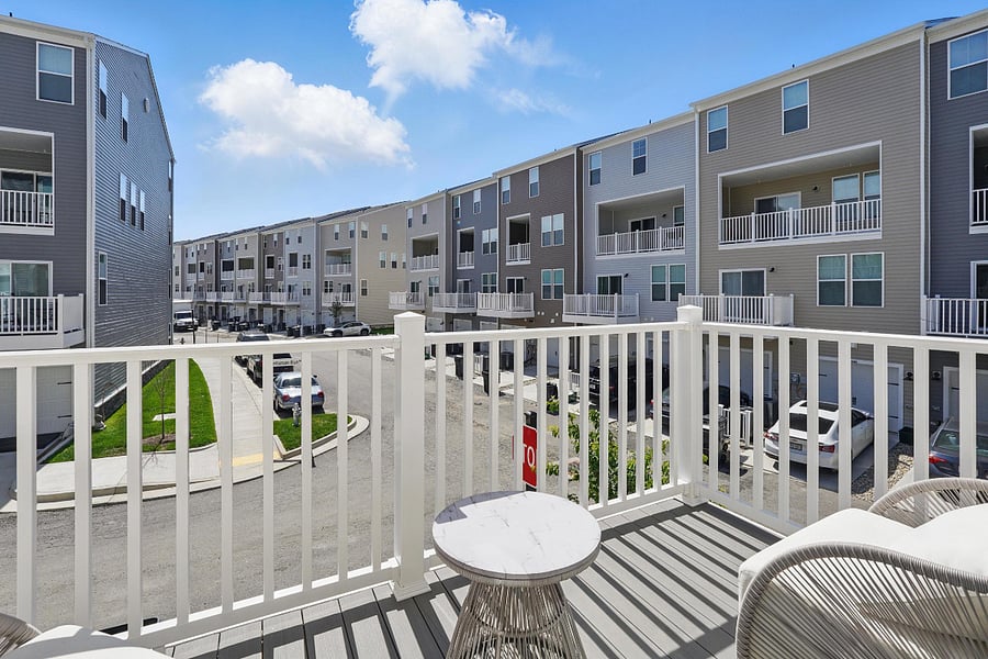 Balcony off loft