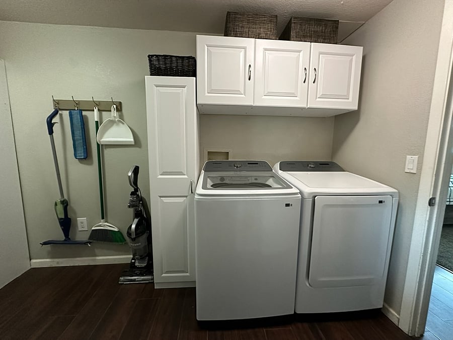 New washer and dryer