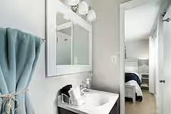 Master bathroom with shower