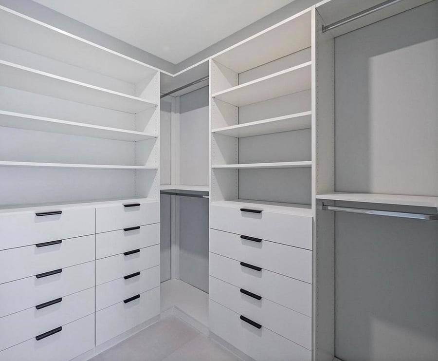 Master bedroom closet