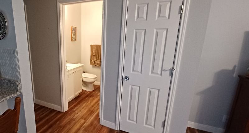 First floor full bathroom