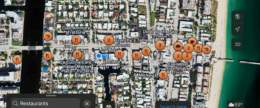 24+ Restaurants within walking distance.
