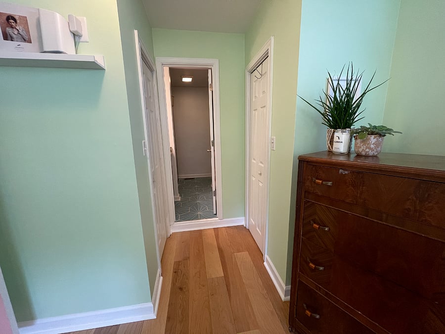 Bedroom 2 features two closets and an attached bath.