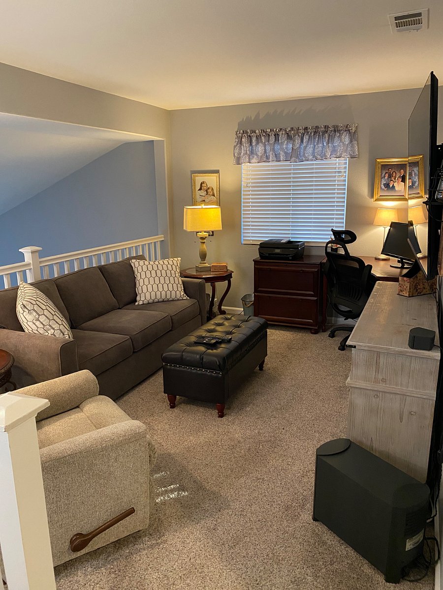 Loft on second floor.