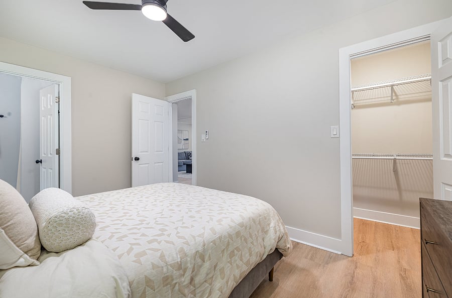 Bedroom #1 and closet