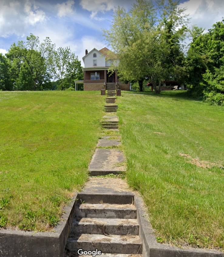 Front of home, from Main St