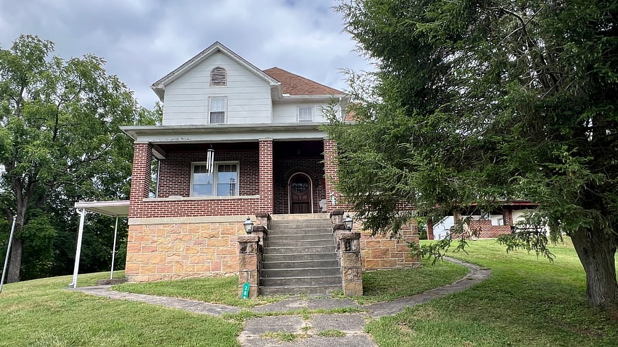 Front of home, from Main St.