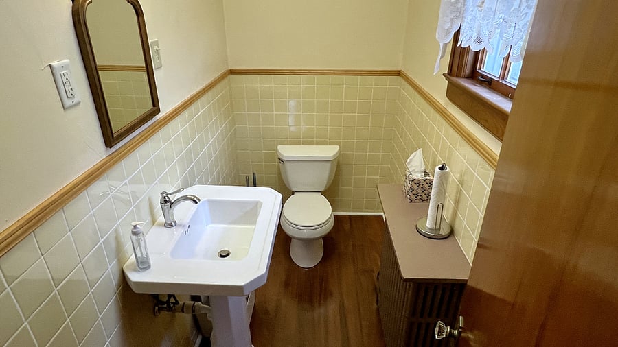 Half bath, shared