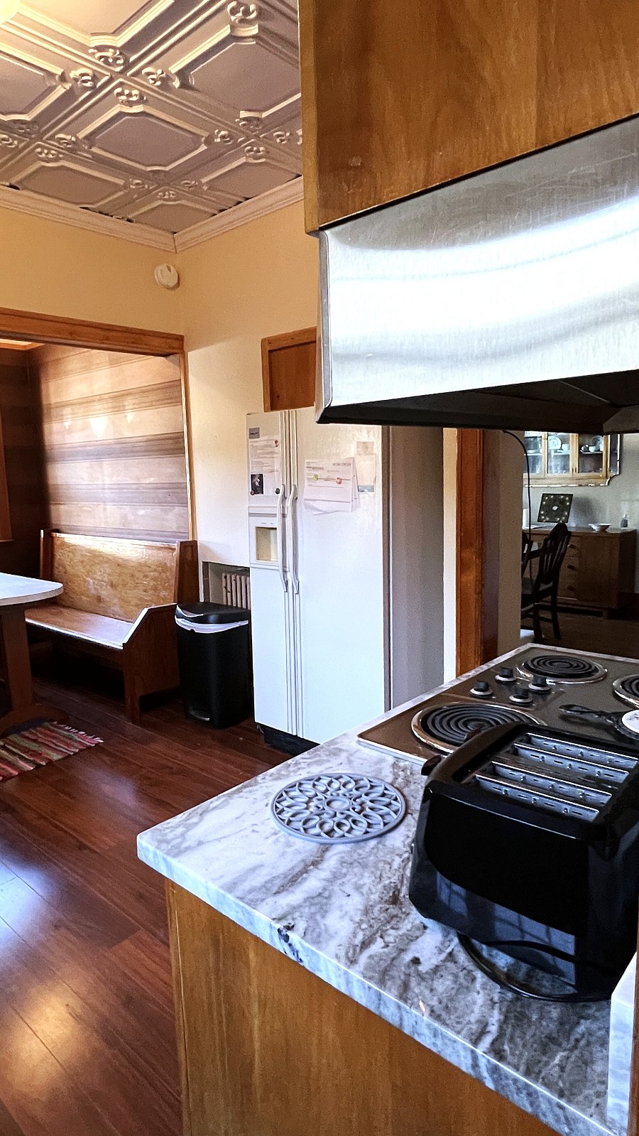 Full kitchen, shared.