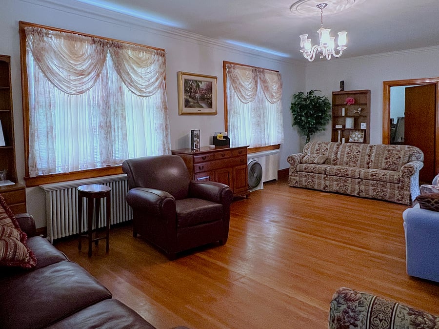 Shared living room.