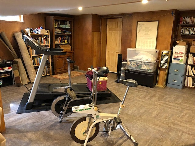 Workout Equipment in Main House