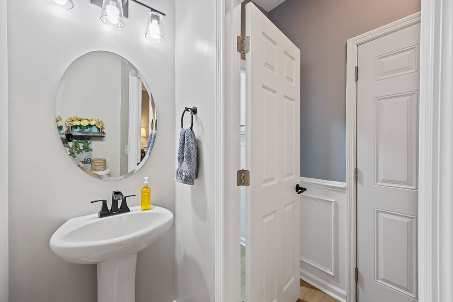 Enjoy a spotless and well-stocked bathroom shared with the homefeaturing fresh towels, essential toiletries, and thoughtful touches to make you feel right at home.