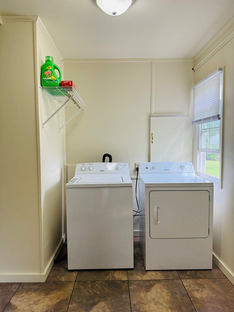 In unit washer and dryer