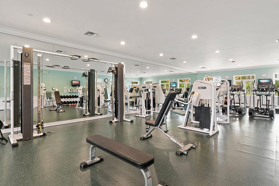 Clubhouse gym and fitness center