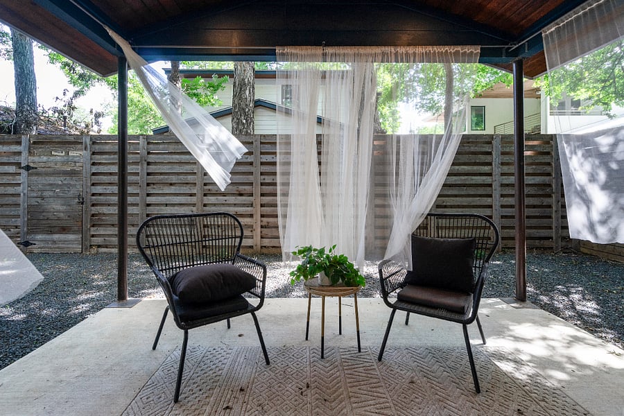 Outdoor space, covered