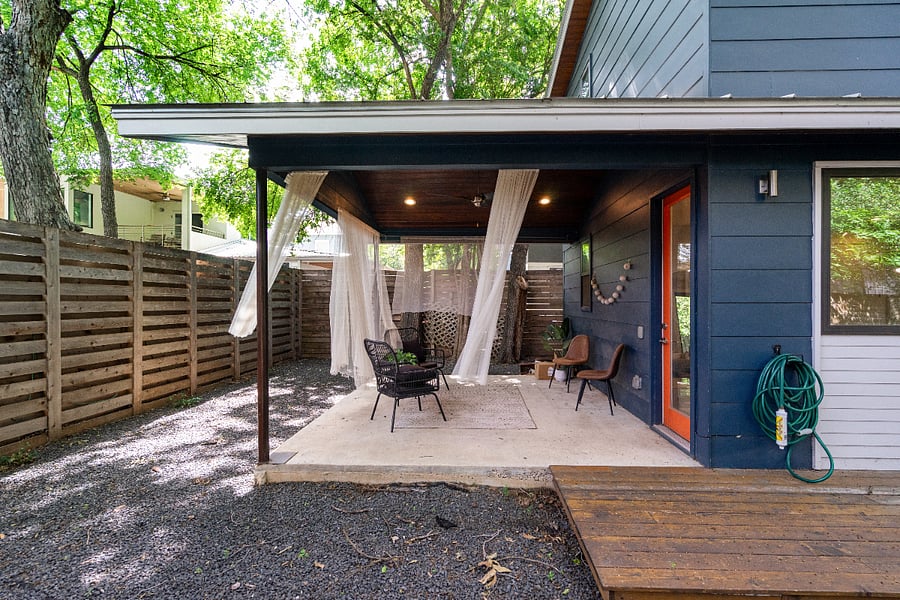 Outdoor space, covered