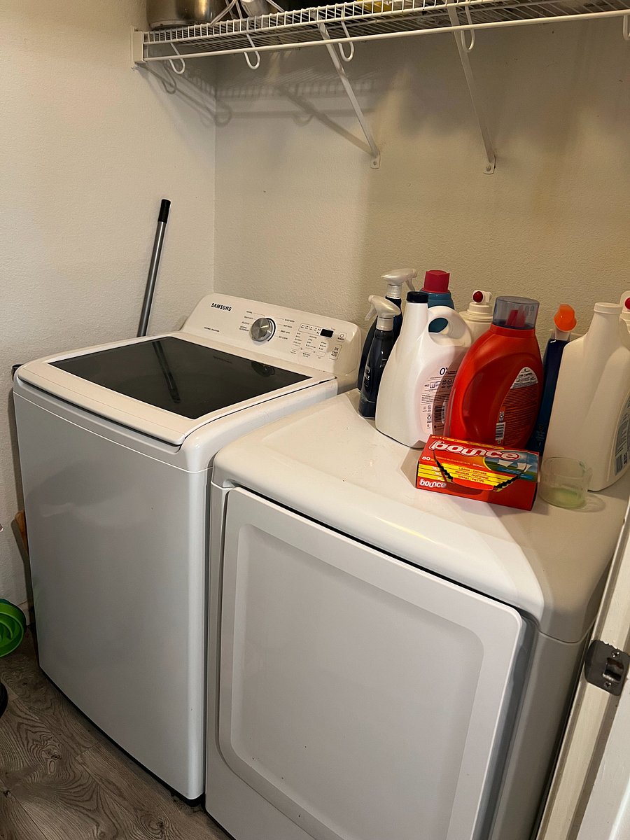 Laundry room fully stocked
