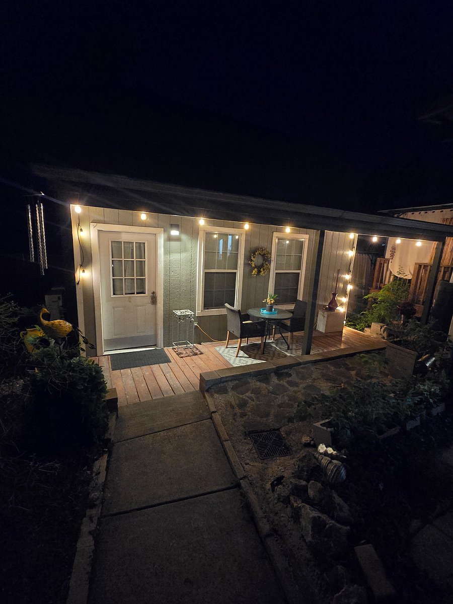 Your private porch with table and chairs.