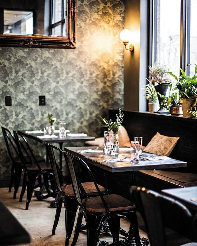 Grisette - A French bistro and wine bar. Our favorite spot in the neighborhood.