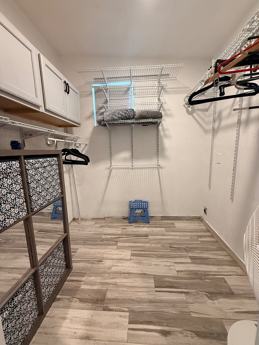 Extra large walk in closet 