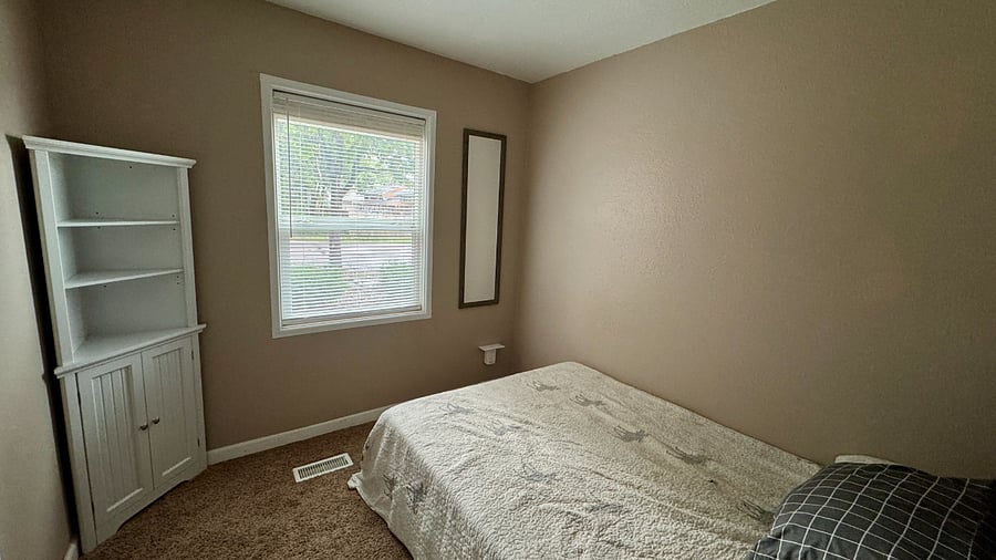 Smaller guestroom windo