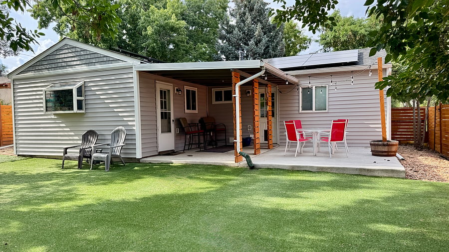 Back of the home