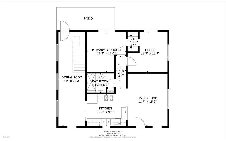upstairs floorplan