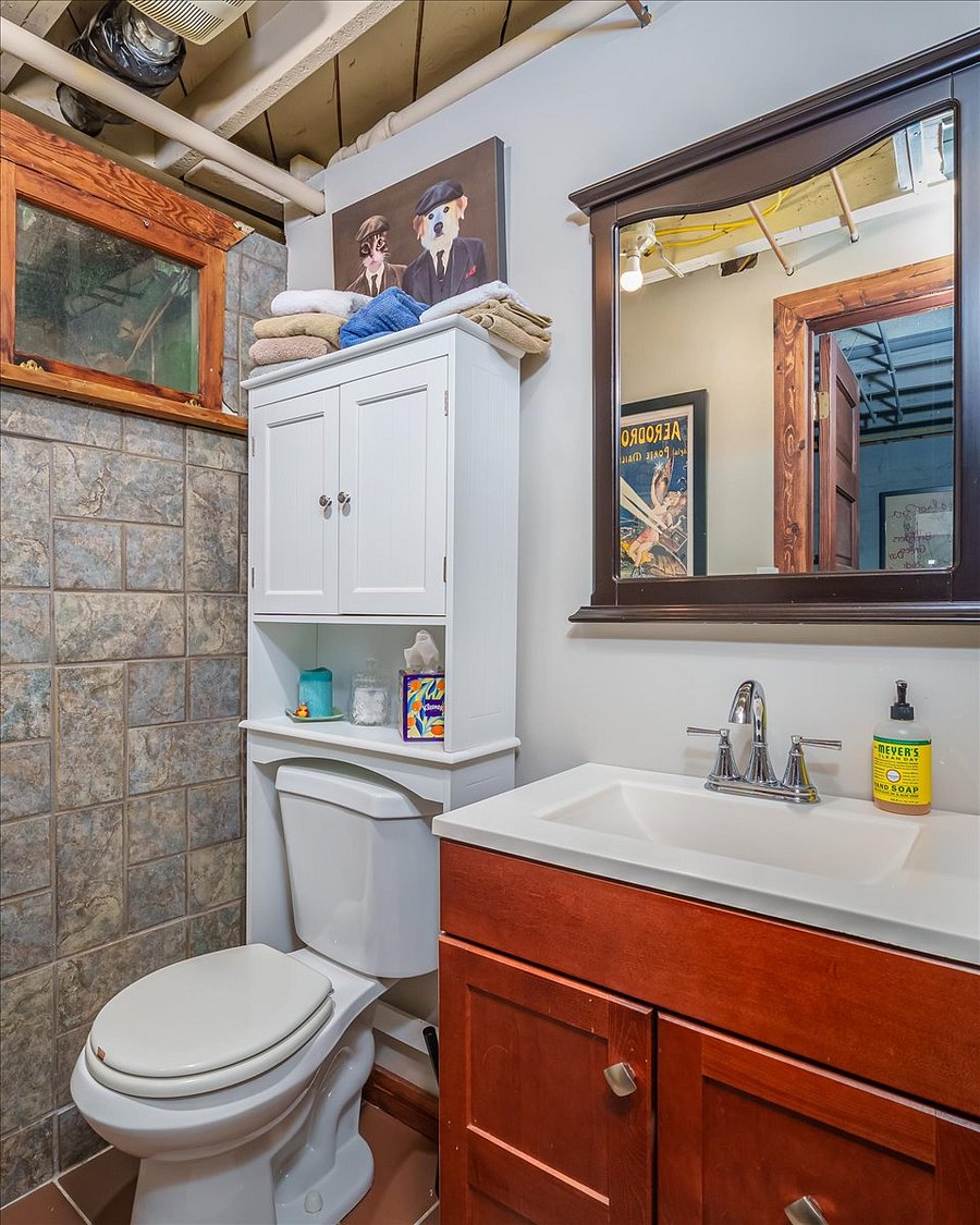 downstairs half bath