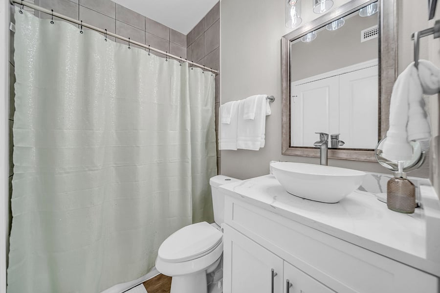 An ensuite bathroom provides the privacy and convenience you need to unwind.