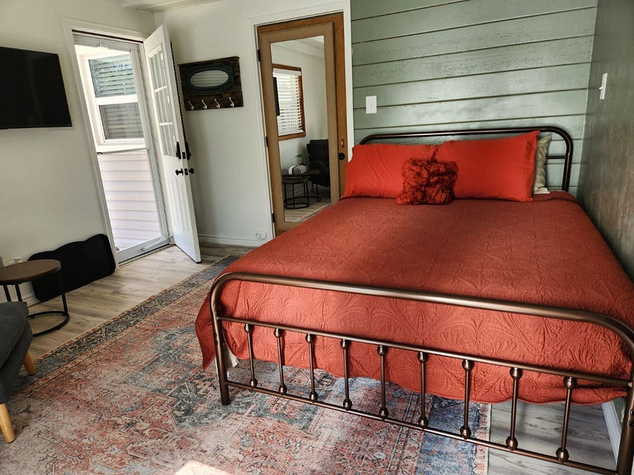Back bedroom w/ private entrance