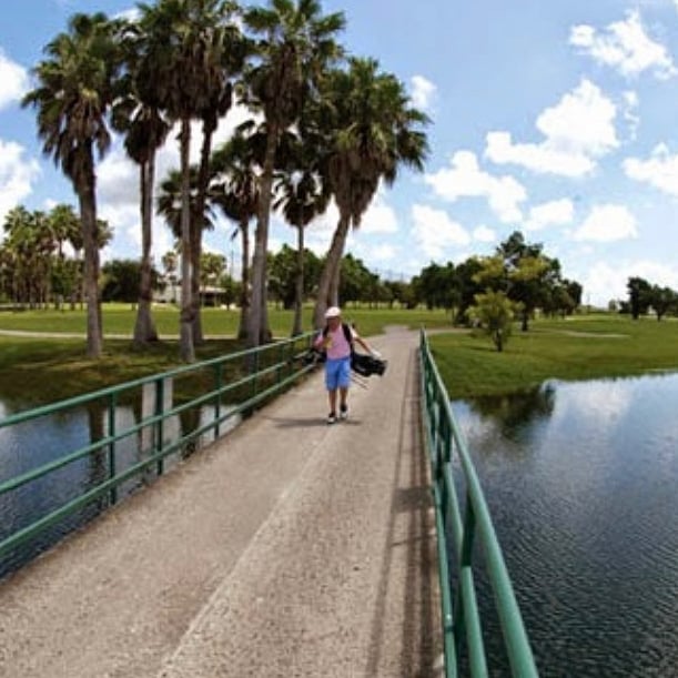 Country club golf