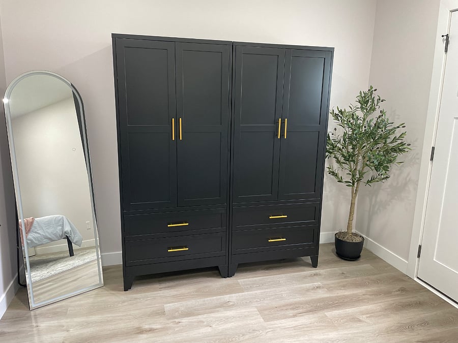 Bedroom closet and storage