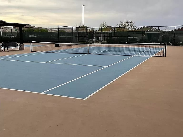 Community tennis and sports courts for active mornings or afternoon matches.