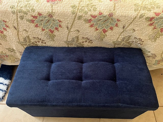 More storage and seating area.