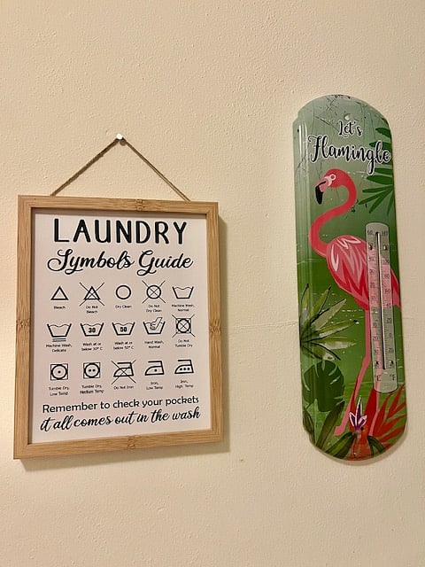 The Laundry Symbols Guide comes in handy.